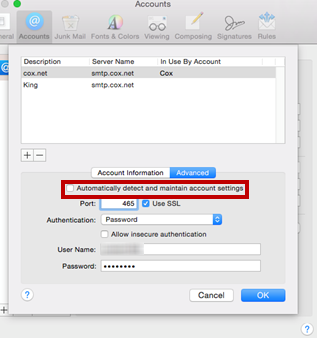 Cox.Net Email Settings For Mac Mail