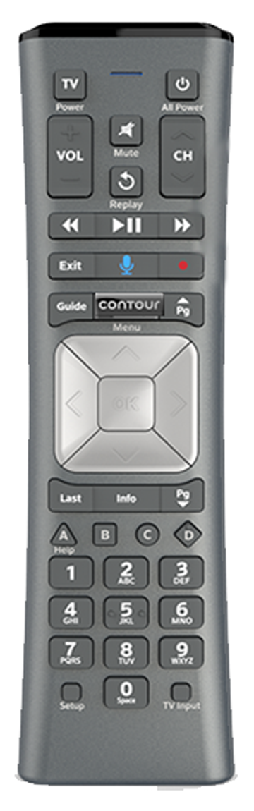 Contour 2 XR5 remote control, click for full-size image.
